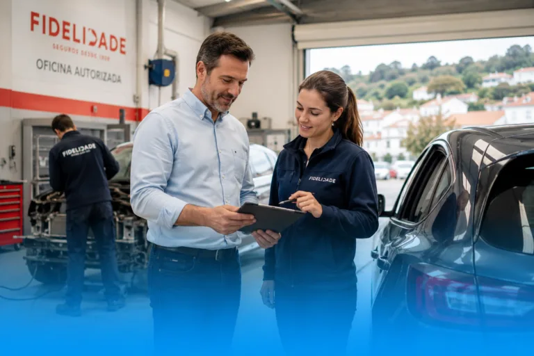 Netz der angeschlossenen Autowerkstätten der Versicherungsgesellschaft Fidelidade in Portugal - c1 broker